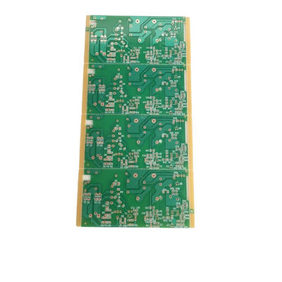 1.6 Thick Green 6-Layer PCB Board Oil Immersed Gold Process With Half Holes On Four Sides
